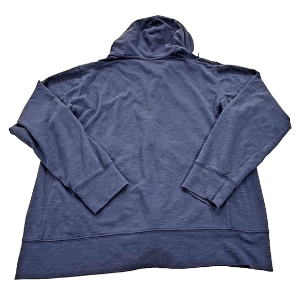 Uniqlo AIRism Hoodie Size Large Blue UV Protection Full Zip Stay Dry Cooling - Picture 2 of 7